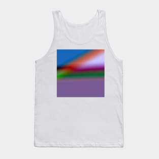 blue pink green abstract texture Tank Top